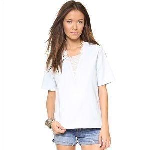 Current Elliot the raw edge top